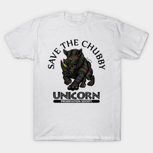 Save the Chubby Unicorn Preservation Society T-Shirt